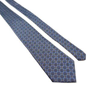 Arrow Mens Necktie Accessory Office Work Casual Dad Gift Blue Gold